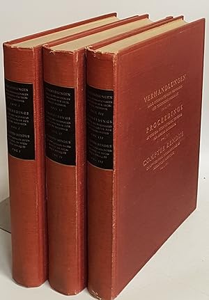 Image du vendeur pour Verhandlungen des 3. Internationalen Kongresses fr technische Mechanik: Stockholm 24.-29. August 1930/ Proceedings of the 3rd International Congress for applied mechanics/ Comptes rendus du 3eme congrs international de mecanique appliquee (3 vols.set/ 3 Bnde KOMPLETT) mis en vente par books4less (Versandantiquariat Petra Gros GmbH & Co. KG)