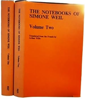 Immagine del venditore per The Notebooks of Simone Weil, 2 Volumes venduto da Alplaus Books