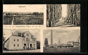 Ansichtskarte Kahlwinkel /Thür., Totalansicht, Colonialwaren von Franz Liebetrau, Gewerkschaft Be...