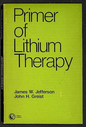 Seller image for Primer of Lithium Therapy for sale by Els llibres de la Vallrovira
