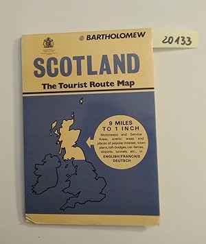 Bild des Verkufers fr Scotland. The Tourist Route Map. zum Verkauf von AphorismA gGmbH