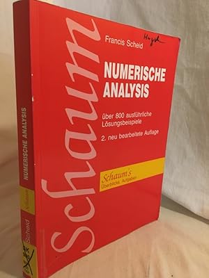 Imagen del vendedor de Numerische Analysis: Theorie und Anwendung. (= Schaum's Outline, berblicke/Aufgaben). a la venta por Versandantiquariat Waffel-Schrder