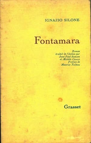 Seller image for Fontamara - Ignazio Silone for sale by Book Hmisphres