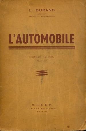 L'automobile - L Durand