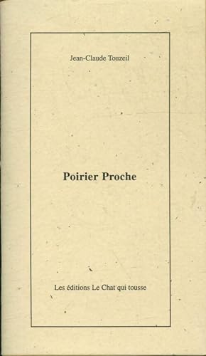 Poirier proche - Jean-Claude Touzeil