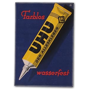 Farblos - wasserfest. UHU der Alleskleber.