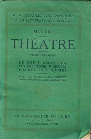 Image du vendeur pour Théâtre Tome I - Molière mis en vente par Book Hémisphères
