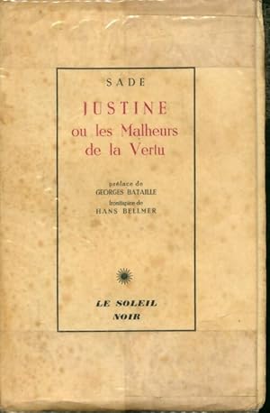 Image du vendeur pour Justine ou les malheurs de la vertu - D.A.F. Marquis De Sade mis en vente par Book Hmisphres