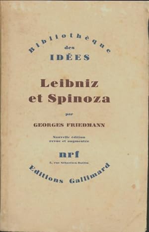 Seller image for Leibniz et Spinoza - Georges Friedmann for sale by Book Hmisphres