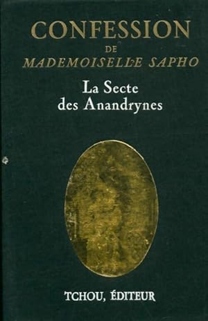 Bild des Verkufers fr Confession de mademoiselle Sapho ou la secte des Anandrynes - Sapho zum Verkauf von Book Hmisphres