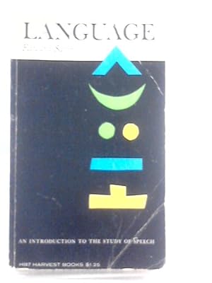 Seller image for Language: An Introduction to the Study of Speech for sale by World of Rare Books