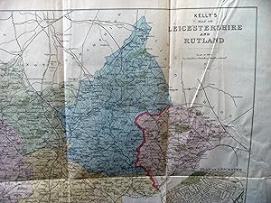 KELLY'S DIRECTORY OF THE COUNTIES OF LEICESTER AND RUTLAND. With Coloured Map. 1908