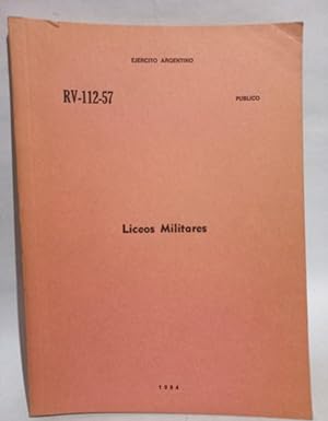 Seller image for Liceos Militares for sale by Libros de Ultramar Alicante