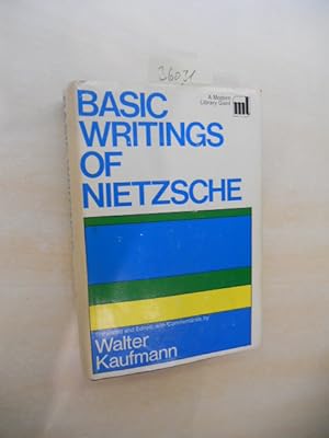 Imagen del vendedor de Basic writings of Nietzsche. a la venta por Klaus Ennsthaler - Mister Book