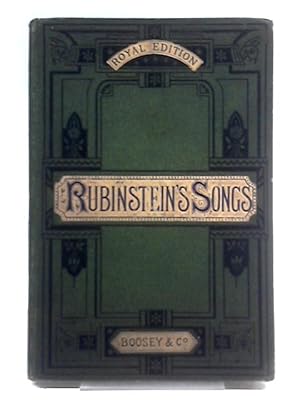 Imagen del vendedor de Fifty Songs By Rubinstein a la venta por World of Rare Books