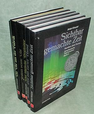 Bild des Verkufers fr Amerikanische Taschenuhren. Bd. 1: Die Uhr aus der Fabrik. The American Waltham Watch Company. (1850 - 1957). Mit 100 Abbildungen im Text und 40 Bildtafeln. Band 2: Zeit aus zarter Hand. Die frhen Fabriksgrndungen und ihre Nachfolgefirmen. Die Uhrenmarken Waltham, Howard, Nashua, Cornell, Melrose, Hampden, Elgin, United States, Marion etc. Band 3: Jedem seine Uhr. Fabriksgrndungen von 1870 - 1879 und ihre Nachfolgefirmen. Die Uhrenmarken Ball, Columbus, Illinois, Rockford, South Bend/Studebaker etc. Band 4: Sichtbar gemachte Zeit. Die Fabriksgrndungen von 1883 bis 1908 und ihre Nachfolgefirmen. Die Uhrenmarken Aurora, Hamilton, New York Standard, Seth Thomas etc. Band 5: Der tgliche Begleiter. Dollar Watches. Die Marken Ansonia, Inger. zum Verkauf von Antiquariat  Lwenstein