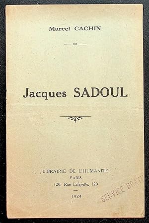 Image du vendeur pour Jacques Sadoul mis en vente par LibrairieLaLettre2