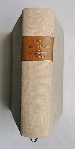 les COMITÉS des DROITS FÉODAUX et de LÉGISLATION et l'ABOLITION du Régime SEIGNEURIAL - 1789-1793