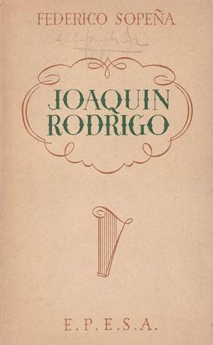 Bild des Verkufers fr JOAQUN RODRIGO. zum Verkauf von Libros Tobal