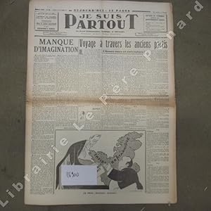 Image du vendeur pour Je suis partout N 539 : Voyage  travers les anciens partis (Jean Servire) - Manque d'imagination (Robert Brasillach) - Vichy aux premiers frimas - Les anglais  Madagascar. Le blocus impossible (Jean Azma) - Les richesses de l'Afrique du Nord. Qu'attend-on ? (Jean Marguet) - Nouvelle indite de Georges Bozonnat - L'Amrique juive. Promenade dans le ghetto de New-York (P.-A. Cousteau) - Les pdaleurs (Page de dessins) - Le Marchal prpare l'avenir mis en vente par Librairie-Bouquinerie Le Pre Pnard