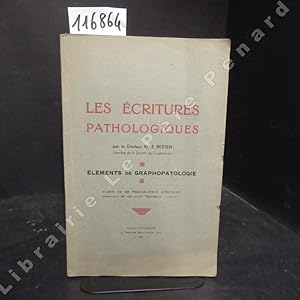 Imagen del vendedor de Les critures pathologiques. lments de graphologie. Illustr de 49 reproductions d'critures et de trois tableaux. a la venta por Librairie-Bouquinerie Le Pre Pnard