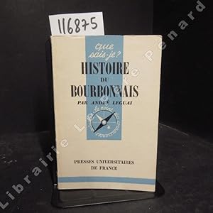 Image du vendeur pour Histoire du Bourbonnais mis en vente par Librairie-Bouquinerie Le Pre Pnard