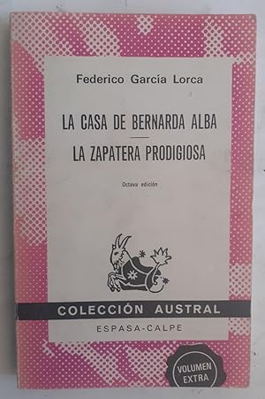 Imagen del vendedor de La casa de Bernarda Alba / La zapatera prodigiosa a la venta por Librería Ofisierra