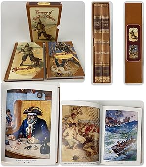 Bild des Verkufers fr Treasure Island & Robinson Crusoe zum Verkauf von Gordon Kauffman, Bookseller, LLC