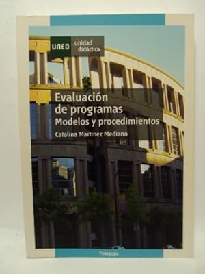 Imagen del vendedor de EVALUACIN DE PROGRAMAS. Modelos y procedimientos. a la venta por LIBRERIA AZACAN