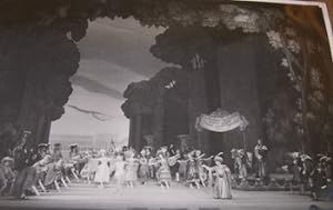 B&W Photo of ballet "Cydalise Et Le Chevre-Pied" 1er tableau, featuring Paulette Dynalix.