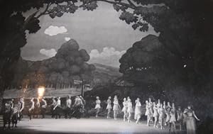 B&W Photo of ballet "Cydalise Et Le Chevre-Pied" 1er tableau, featuring Roger Fenonjois & Paulett...