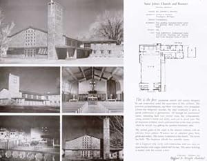 Seller image for Photographs and Plan of Saint John's Church and Rectory, Davison, MI for sale by Wittenborn Art Books