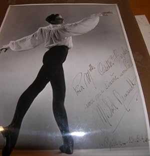 B&W Photo of Michel Renault. Autographed by Renault.