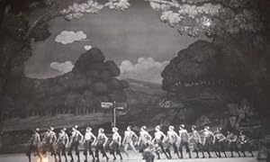 B&W Photo of ballet "Cydalise Et Le Chevre-Pied" 1er tableau, featuring Roger Fenonjois.
