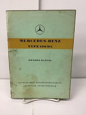 Mercedes-Benz Type 190 Db Owner's Manual, Edition A.