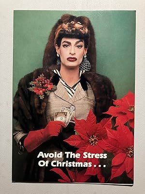 Immagine del venditore per Avoid The Stress of Christmas Vintage Greeting Card venduto da Paper Smut