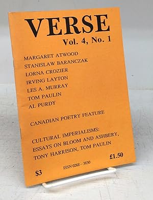 Image du vendeur pour Verse, March 1987 mis en vente par Attic Books (ABAC, ILAB)