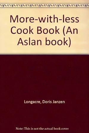 Seller image for More-with-less Cook Book for sale by WeBuyBooks