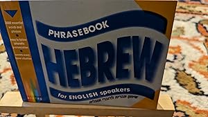 Bild des Verkufers fr Phrasebook Hebrew for english speakers, 2000 essential words and phrases. Easy to follow phonetic pronunciation, covers every travel situation zum Verkauf von Verlag Robert Richter