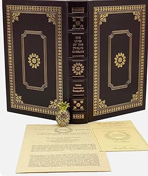 Seller image for THE LIVES OF THE TWELVE 12 CAESARS Easton Press Collectors DELUXE LIMITED Edition FULL LEATHER ILLUSTRATED SCARCE! for sale by highqualityproducts