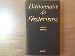 Seller image for Dictionnaire de l'sotrisme. for sale by Tir  Part