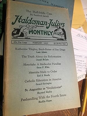 Imagen del vendedor de Haldeman- Julius Monthly. Feb 1927 a la venta por Bristlecone Books  RMABA