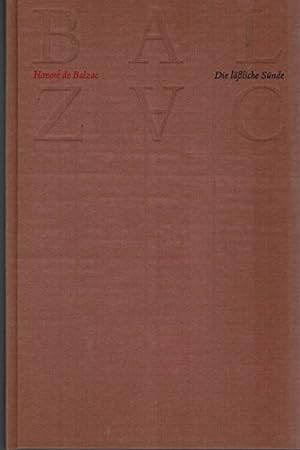 Die läßliche Sünde. Mit 26 Original-Holzstichen von Karl Georg Hirsch.