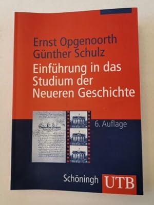 Seller image for Einfhrung in das Studium der Neueren Geschichte - Ernst Opgenoo for sale by Books.Unlimited