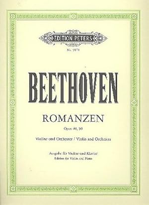 Image du vendeur pour Romanzen fr Violine und Orchester - G-Dur op. 40 F-Dur op. 50 mis en vente par BuchWeltWeit Ludwig Meier e.K.