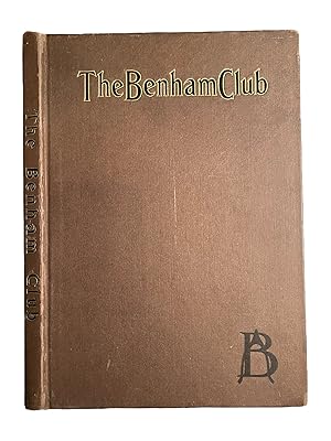 Image du vendeur pour The Benham Club of Princeton, New Jersey : Organized, October 1879, Incorporated, May 1905 mis en vente par Mike's Library LLC