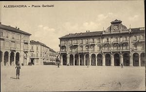 Bild des Verkufers fr Ansichtskarte / Postkarte Alessandria Piemonte, Piazza Garibaldi zum Verkauf von akpool GmbH
