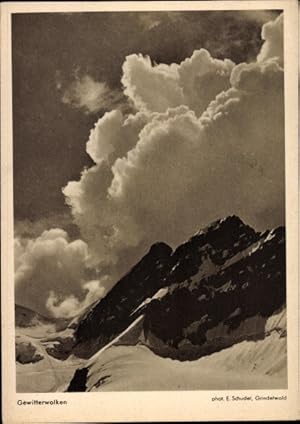 Ansichtskarte / Postkarte Gewitterwolken, Gebirge, Landschaft - Photo-Schaja