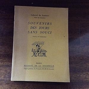 Imagen del vendedor de Souvenirs des jours sans souci. a la venta por Lecapricorne