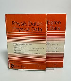 Bild des Verkufers fr Physik Daten - Physics Data : Optical Properties of Metals. Pt. I and II. Zwei Bnde. zum Verkauf von Antiquariat Bookfarm